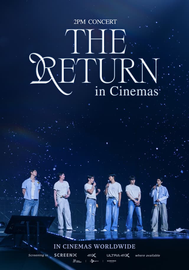 2PM Concert "THE RETURN" in Cinemas poster
